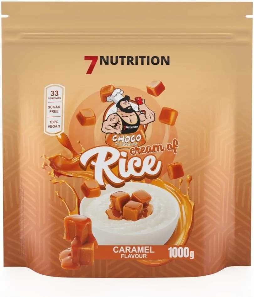 7 Nutrition - 7Nutrition Cream of Rice 1 kg caramel – 7 Nutrition förpackning