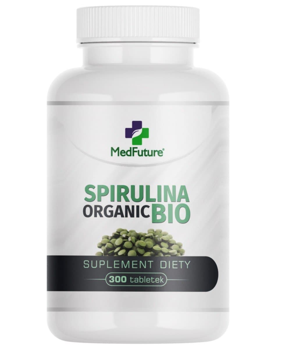 MedFuture - Spirulina Organic Bio - 300 Tabs – MedFuture förpackning