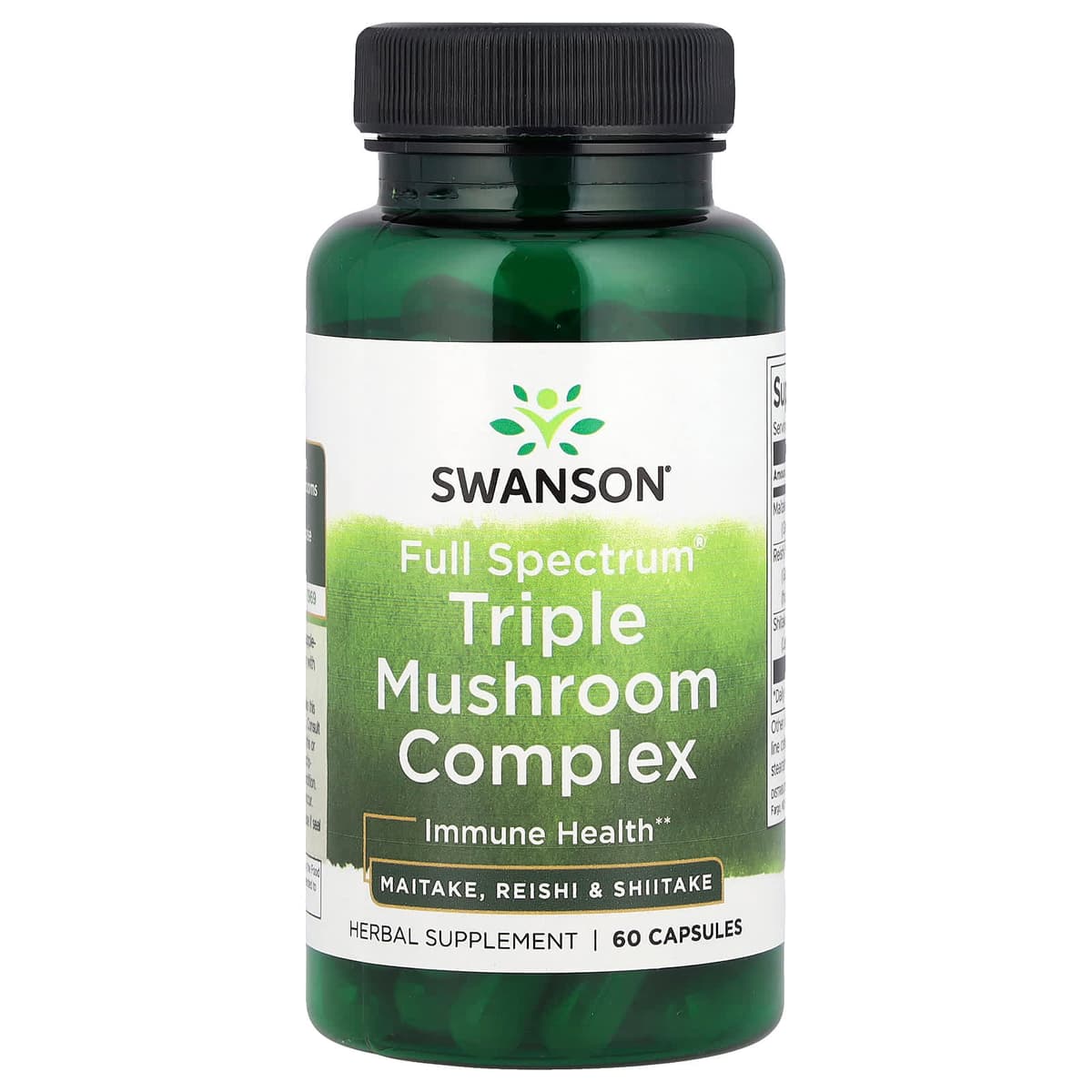 Swanson - Full Spectrum Triple Mushroom Complex - 60 Caps
