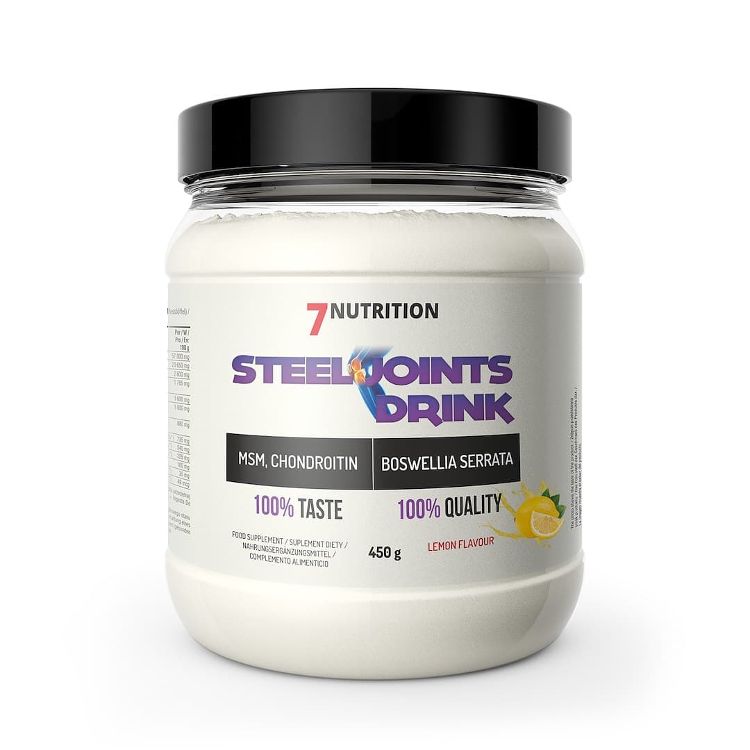 7 Nutrition - Steel Joints Lemon (450g) – 7 Nutrition förpackning