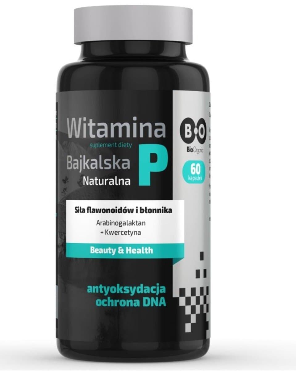 Bio Organic - Vitamin P Baikalian Natural – Bio Organic Foods förpackning