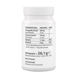 Vitaworld - Ashwagandha Rose Root Complex - 60 Caps