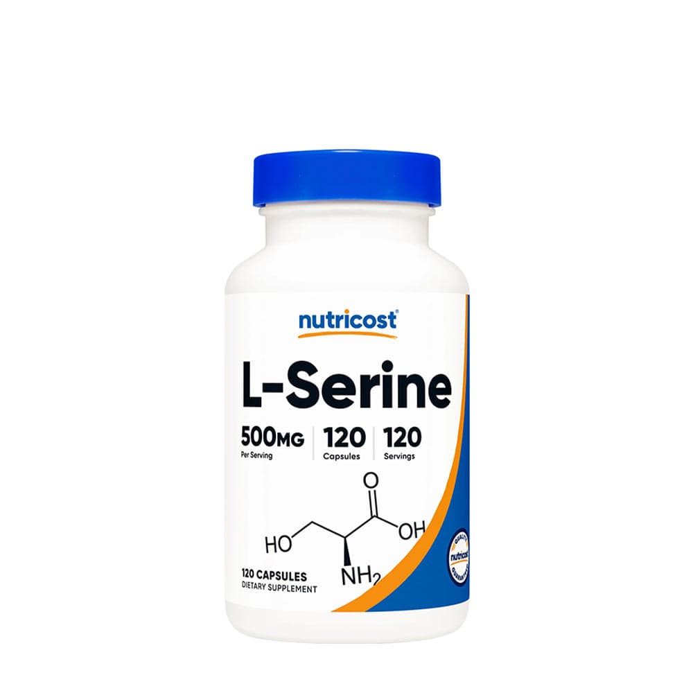 Nutricost - L-Serine - 120 Caps – Nutricost förpackning