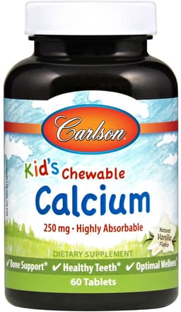 Carlson Labs - Kid's Chewable Calcium - 60 Tablets
