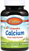 Carlson Labs - Kid's Chewable Calcium - 60 Tablets