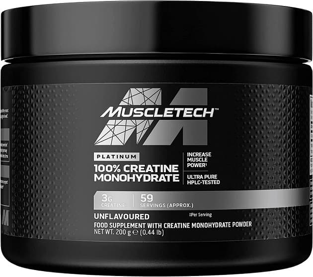 MuscleTech - Creatine Monohydrate - 200g – Muscletech förpackning