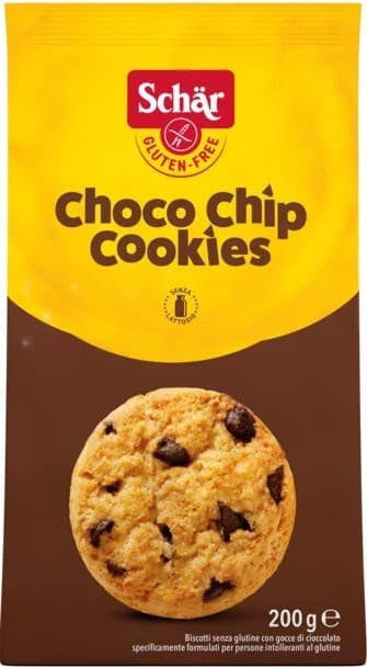 Schär - Schar Ciastka Choco Chip Cookie 200 g – Schär förpackning