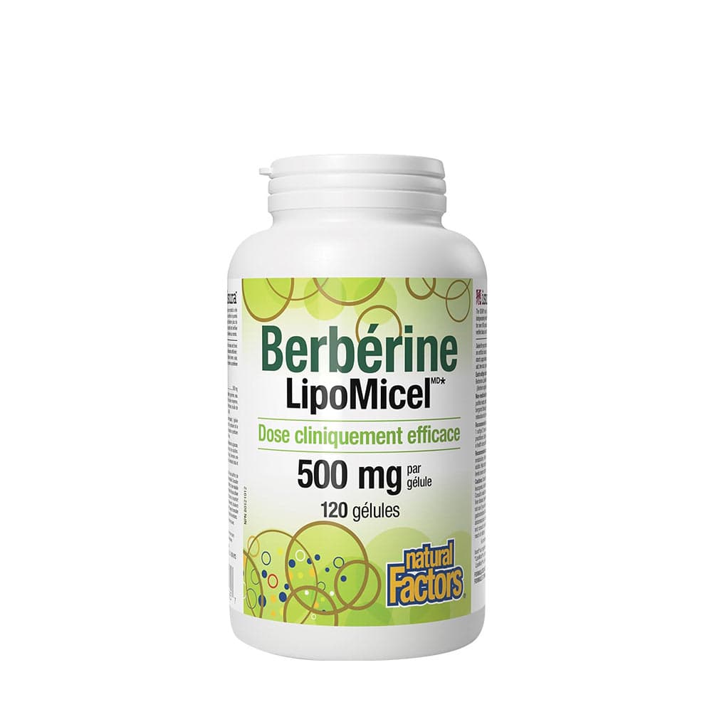Natural Factors Berberine Lipomicel Matrix – Natural Factors förpackning
