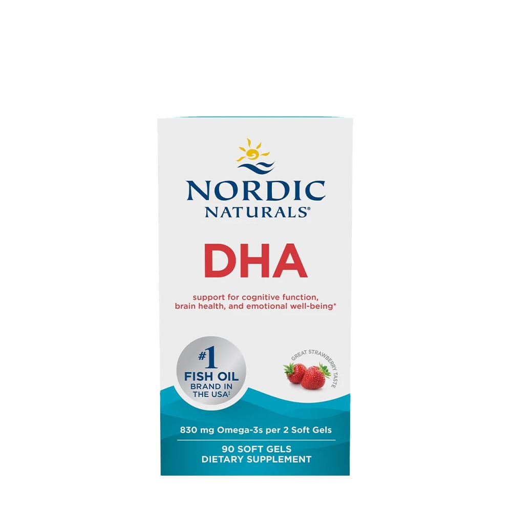 Nordic Naturals - DHA, 830mg Strawberry - 90 Sgels
