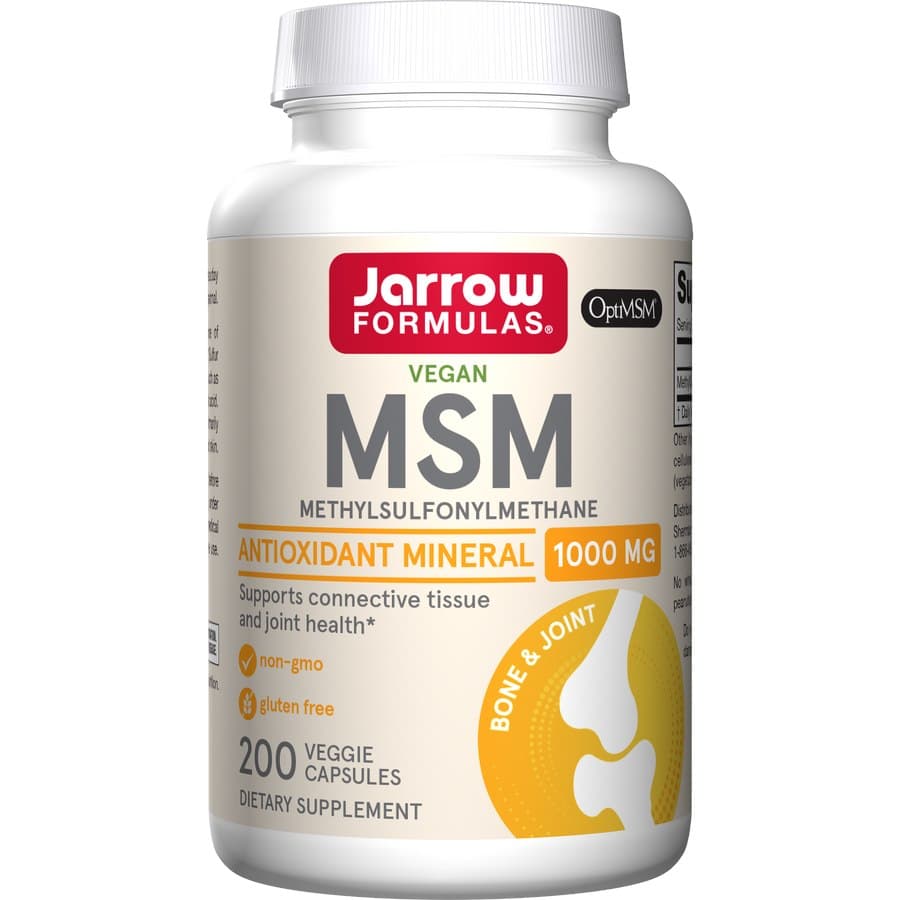 Jarrow Formulas MSM (Methyl-Sulfonyl-Methane) – Jarrow Formulas förpackning