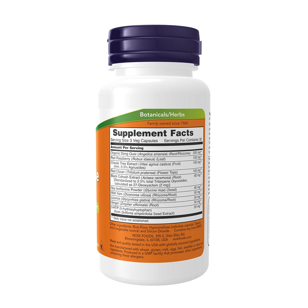 Now Foods - Vaihdevuosien tuki - 90 Vcaps