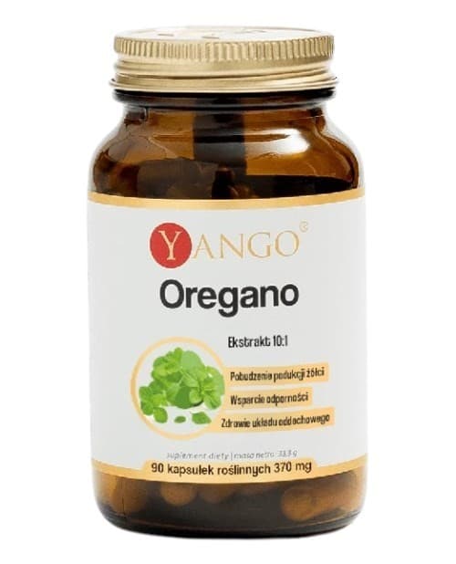 Yango - Oregano Extract - 90 Caps – Yango förpackning