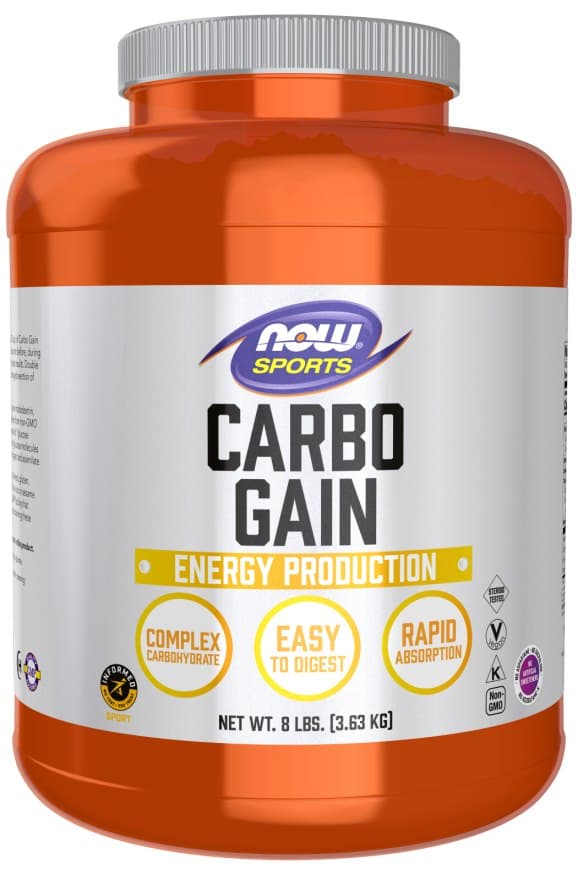 NOW Foods - Carbo Gain - 3.63kg – NOW Foods förpackning