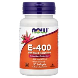 Now Foods - Natural E-400 - 50 Sgels