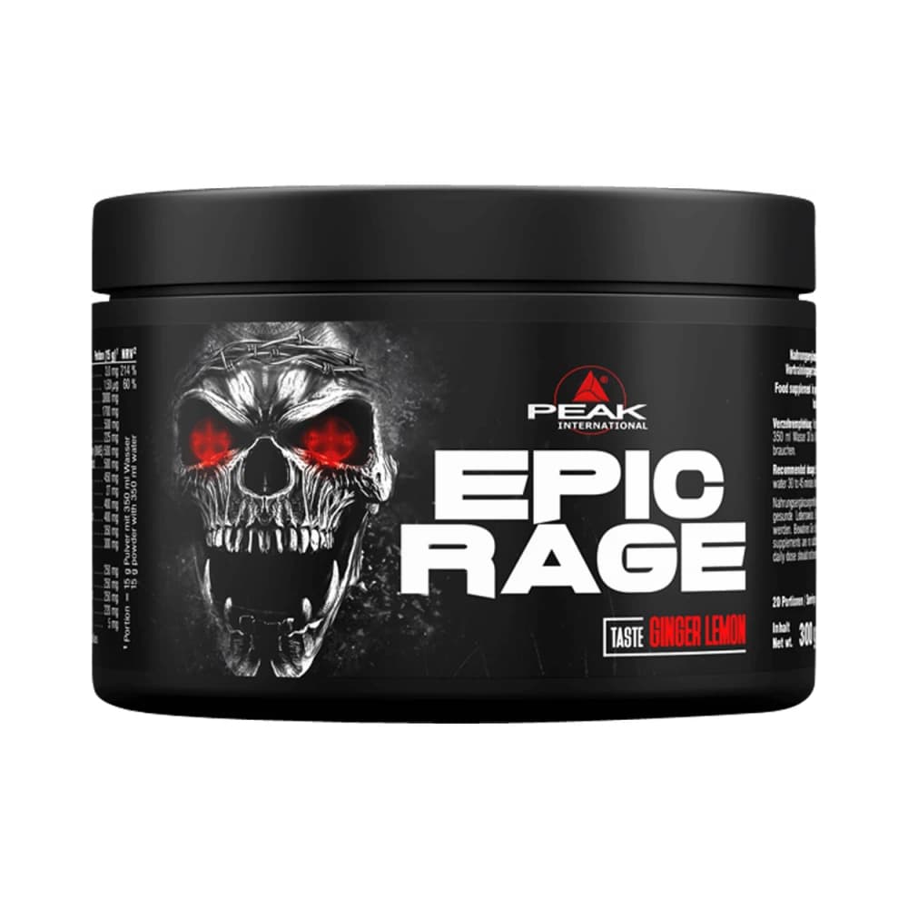 Peak Performance - Epic Rage - Ingefær Citron – Peak emballage