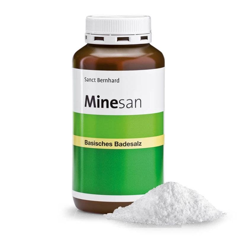 Kräuterhaus Sanct Bernhard - Minesan Alkaline Bath Salt - 500g