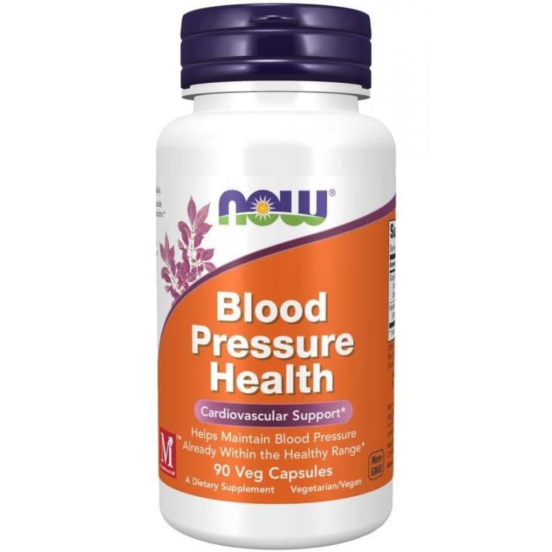 NOW Foods - Blood Pressure Health - 90 Vcaps – NOW Foods förpackning