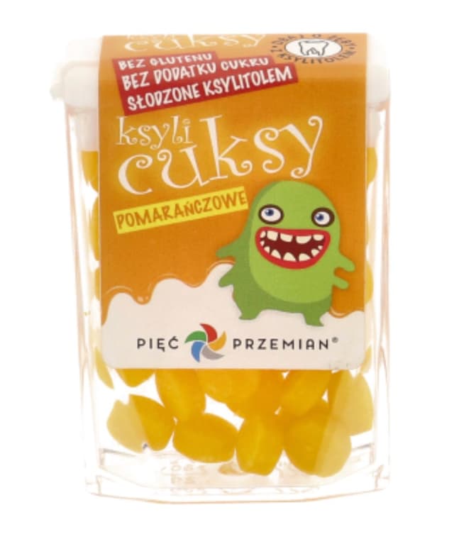 Pięć Przemian - Orange Lozenges With Xylitol 13g – Pięć Przemian