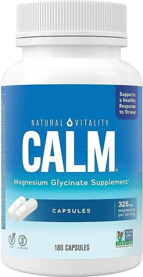 Natural Vitality - Calm Magnesium Glycinate – Natural Vitality förpackning