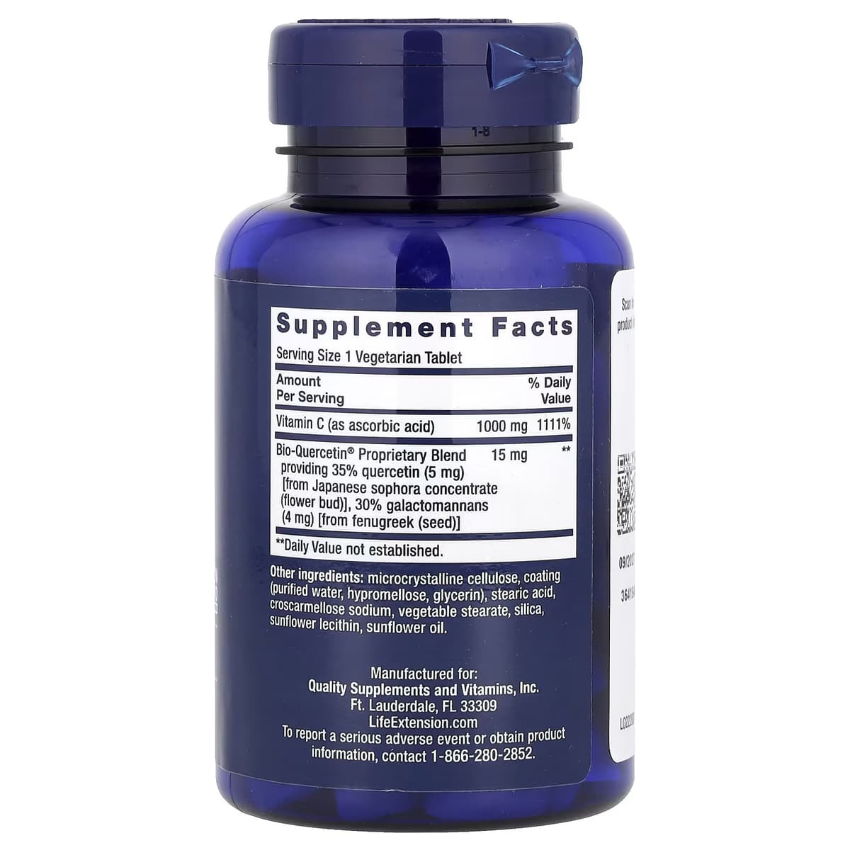 Life Extension - Vitamin C og Quercetin Phytosome - 60 Tabs