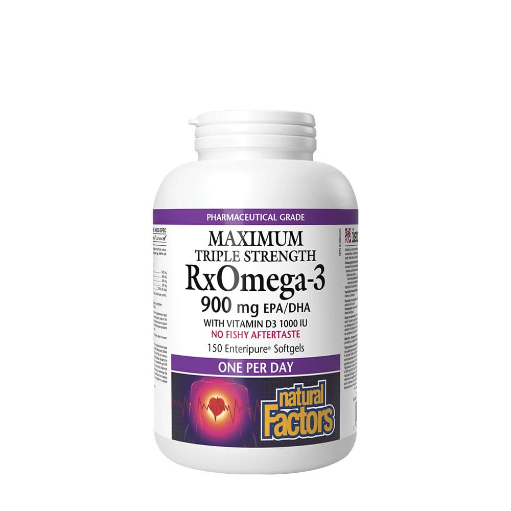 Natural Factors - RxOmega-3 – Natural Factors förpackning