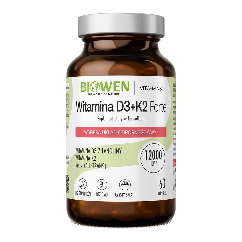 Biowen - Vitamin D3+K2 Forte