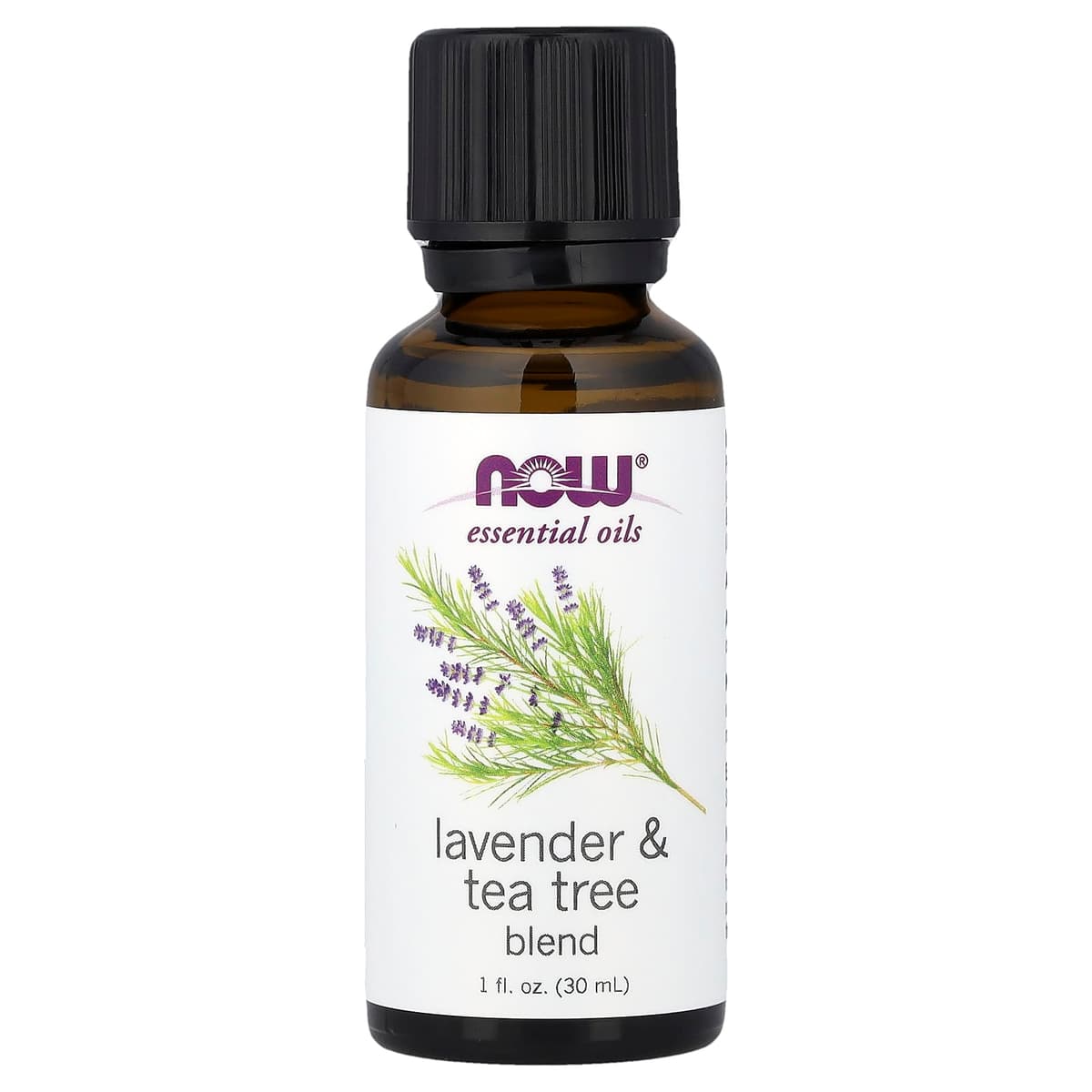 NOW Foods - Essential Oil, Lavender & Tea Tree Oil - 30ml.