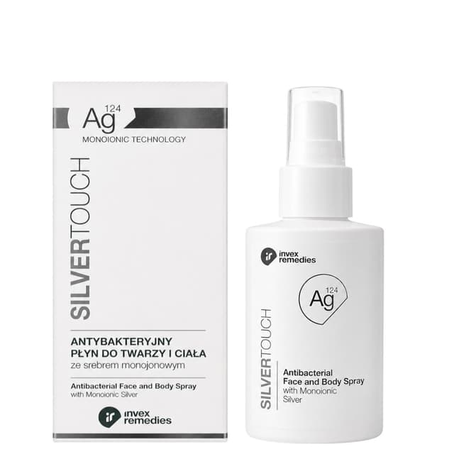 Invex Remedies - Silvertouch Antibacterial Face and Body Spray – INVEX REMEDIES