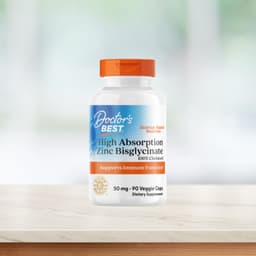 Doctor's Best - High Absorption Zinc Bisglycinate - 90 Vcaps