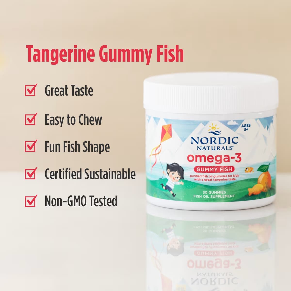 Nordic Naturals - Omega-3 Gummy Fish - 30 Gummies