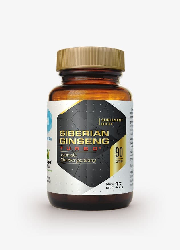 Hepatica - Siberian Ginseng Turbo - 30 Days - 90 Caps – Hepatica förpackning