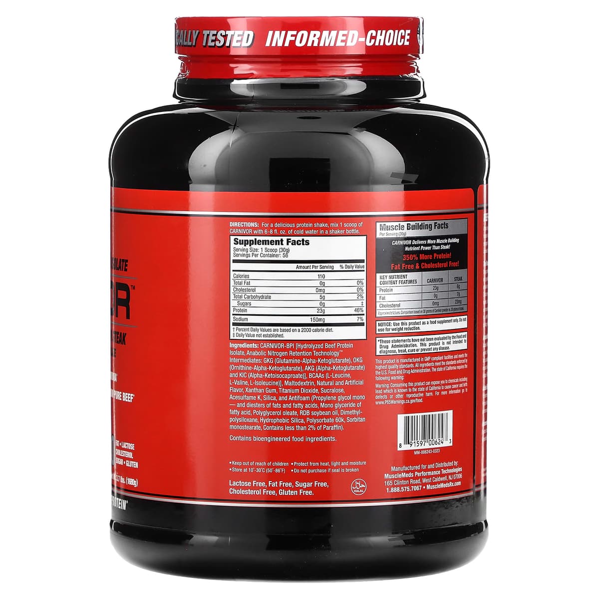 MuscleMeds - Cinnamon Toast Cereal - 56 Servings - 1680g