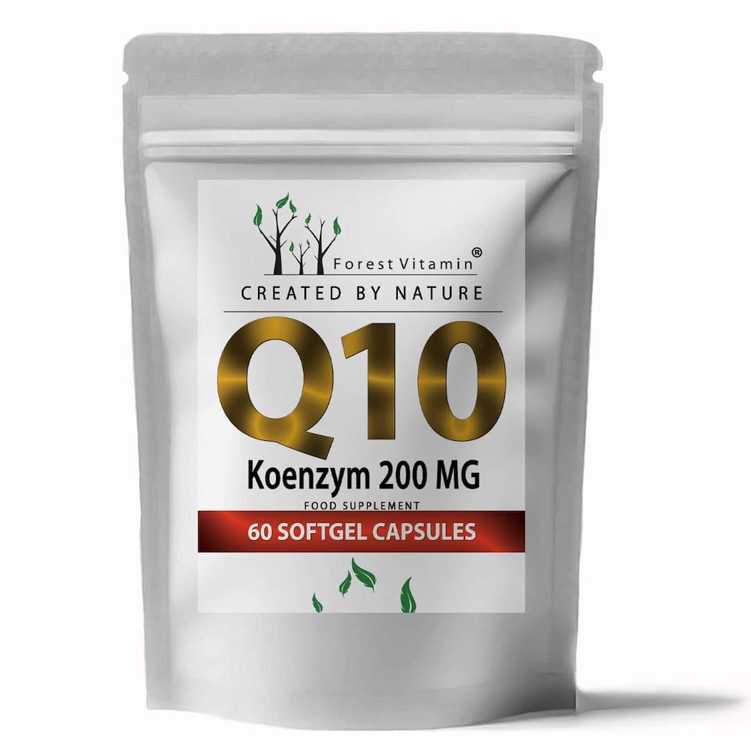 Forest Vitamin - Q10 Coenzyme - 60 Softgel Capsules – Forest Vitamin förpackning