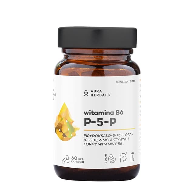 Aura Herbals - Vitamin B6 P-5-P - 60 Caps – Aura Herbals