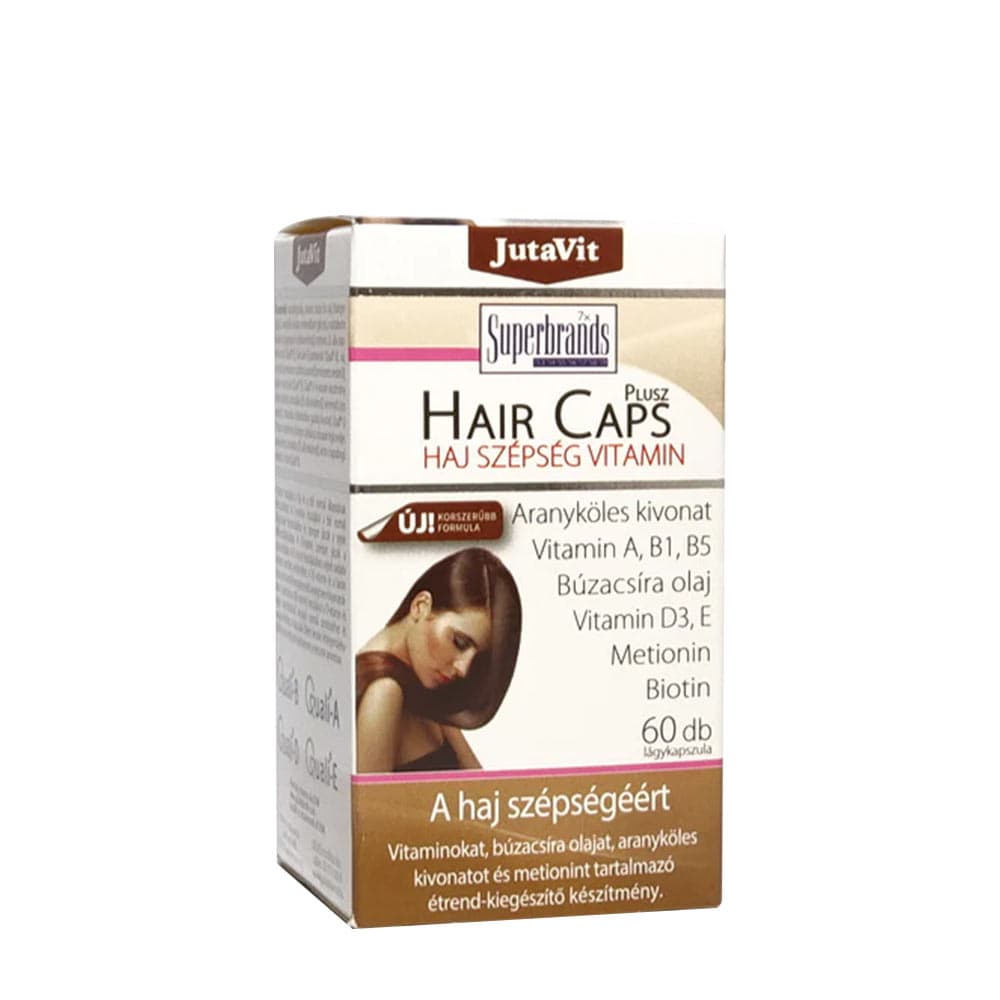 Jutavit - Hair Caps Plus - 60 Caps – Jutavit förpackning