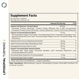 Codeage Liposomal Turmeric+ - 90 Vcaps - 90 Vegetable Caps
