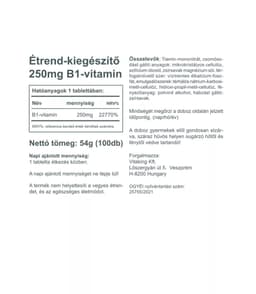 Vitaking - Vitamin B1 - 100 tablets