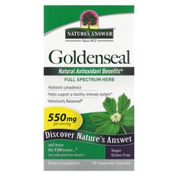 Nature's Answer - Goldenseal Full Spectrum Herb - 50 Vcaps