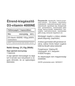 Vitaking - Vitamin D 4000 - 90 Caps