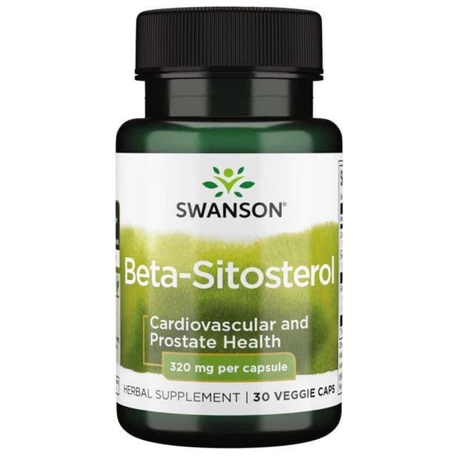Swanson - Beta-Sitosterol, 320mg - 30 Vcaps – Swanson