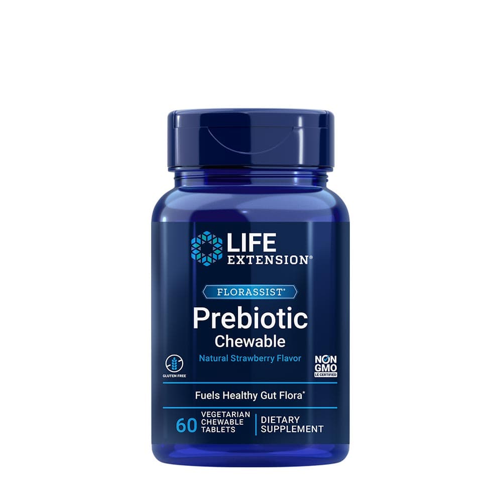 Life Extension - FLORASSIST Prebiotic Chewable - 60 Tabs – Life Extension förpackning