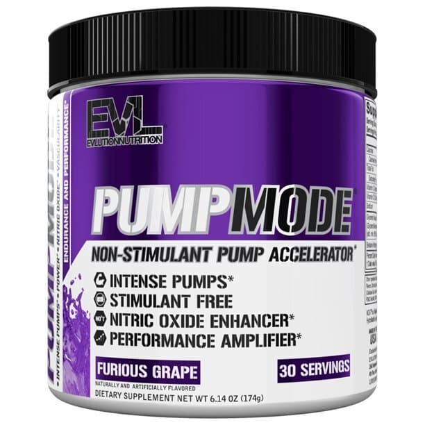 Evlution Nutrition - Pumpmode Powder, Furious Grape - 174g