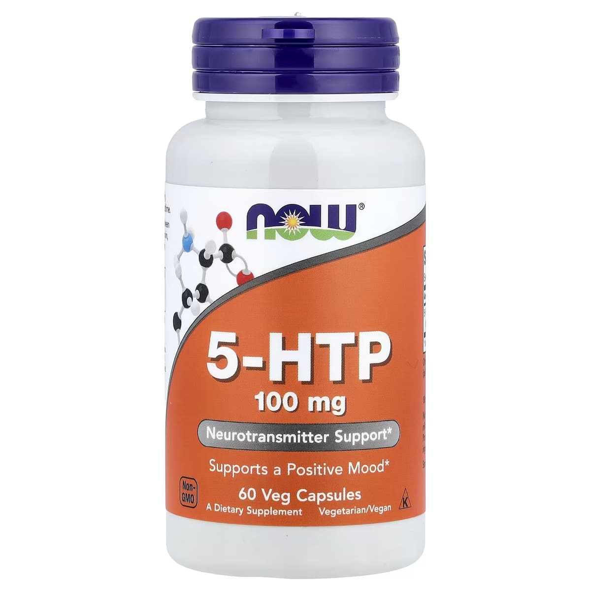 NOW Foods - 5-HTP - 100mg - 60 Vcaps