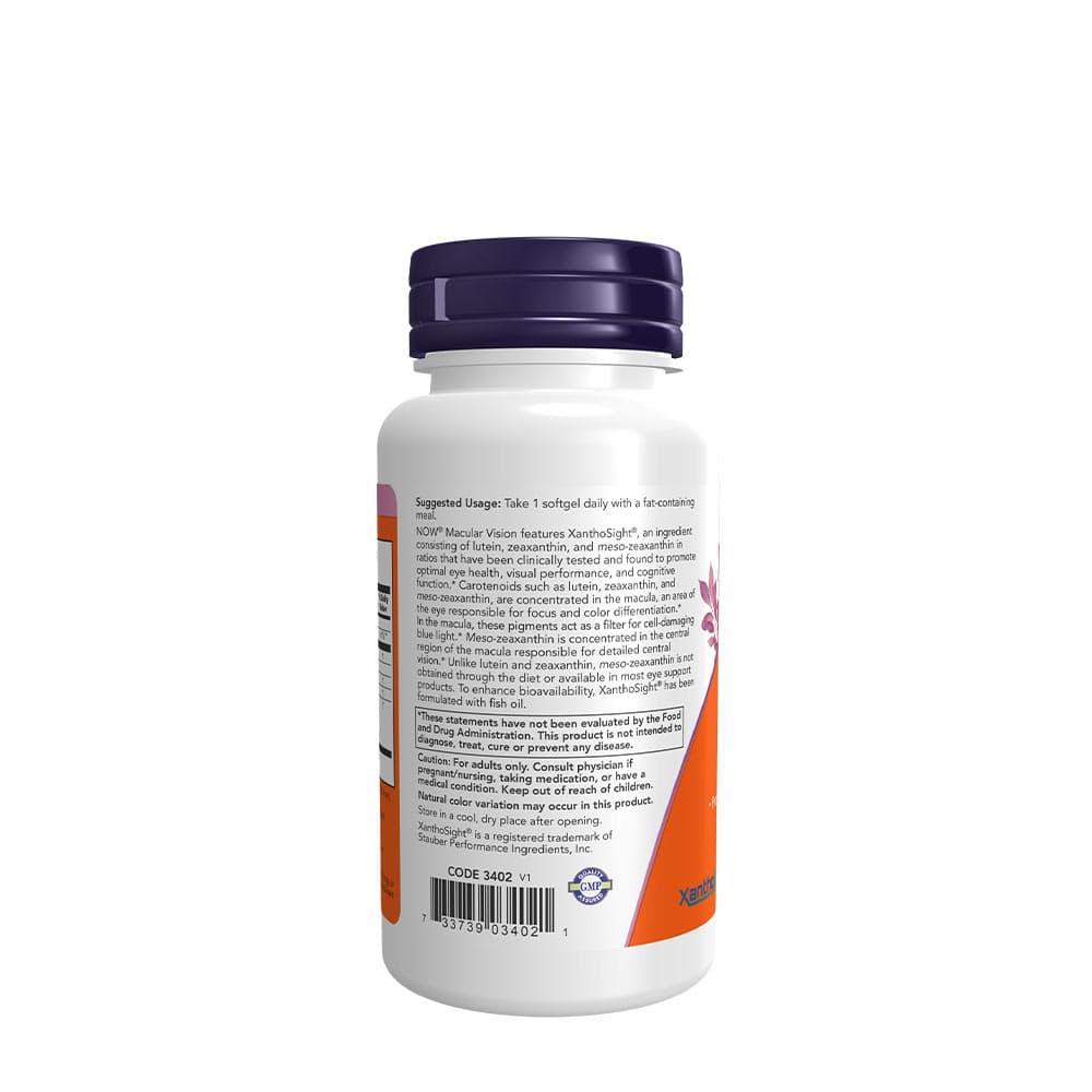 NOW Foods - Macular Vision - 50 Sgels