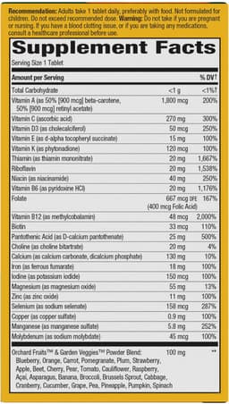 Nature's Way - Adult Ultra Multivitamin - 60 Tabs