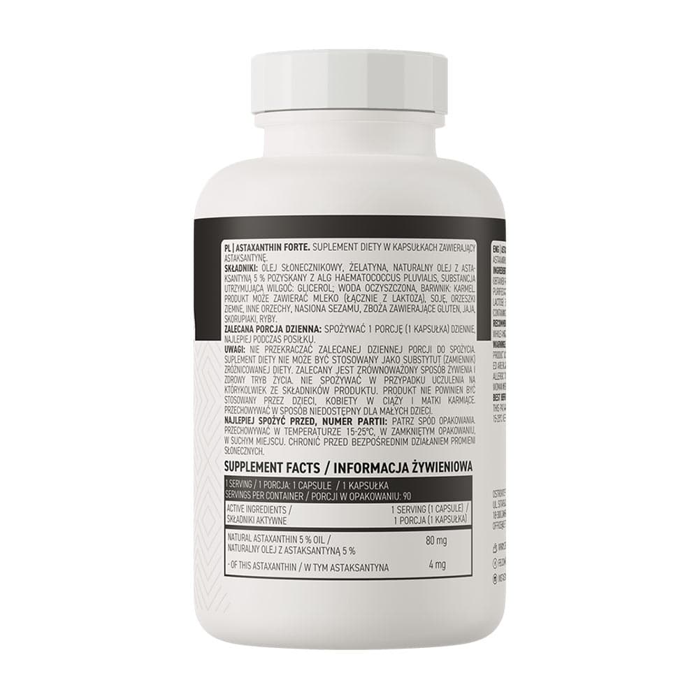 Ostrovit - Astaxanthin Forte - 90 Kapsler
