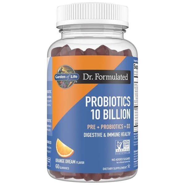 Garden Of Life - Probiotics 10 Billion Orange Dream - 60 Gummies – Garden Of Life förpackning