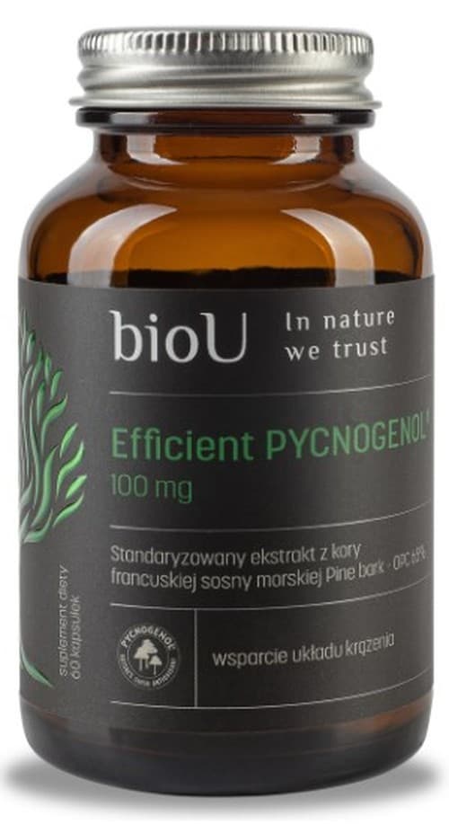 Biou - Efficient Pycnogenol - 60 Caps – BioU förpackning