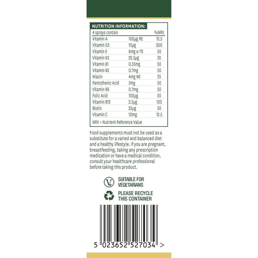 Natures Aid - Monivitamiini Suuvesi - 30ml