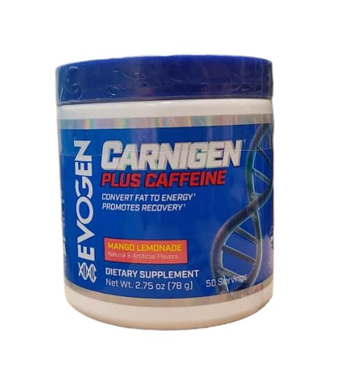 Evogen - Carnigen Plus Caffeine – Evogen förpackning